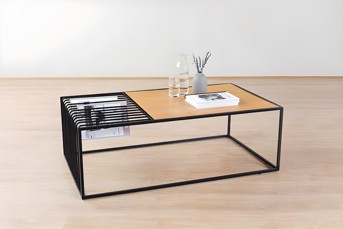 Hanah Home Riley - Mesa de centro Nogal Hanah Home Riley - Mesa de centro Nogal